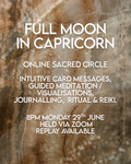 JUNE Full Moon in Capricorn | Replay now available