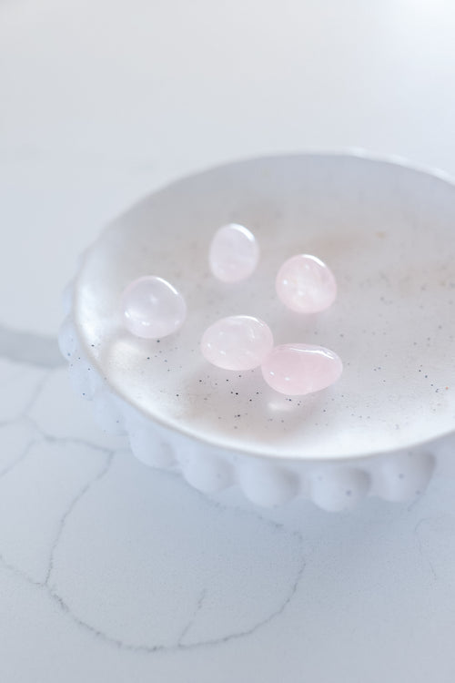 Rose Quartz Crystal Tumble Stone | Unconditional Love • Heart Healing • Self-Love