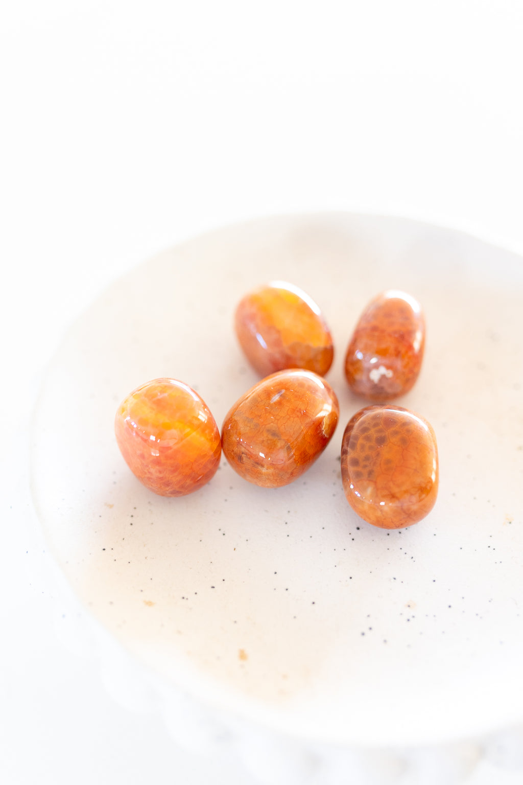 Fire Agate Crystal Tumble Stone | The Stone of Embodied Courage