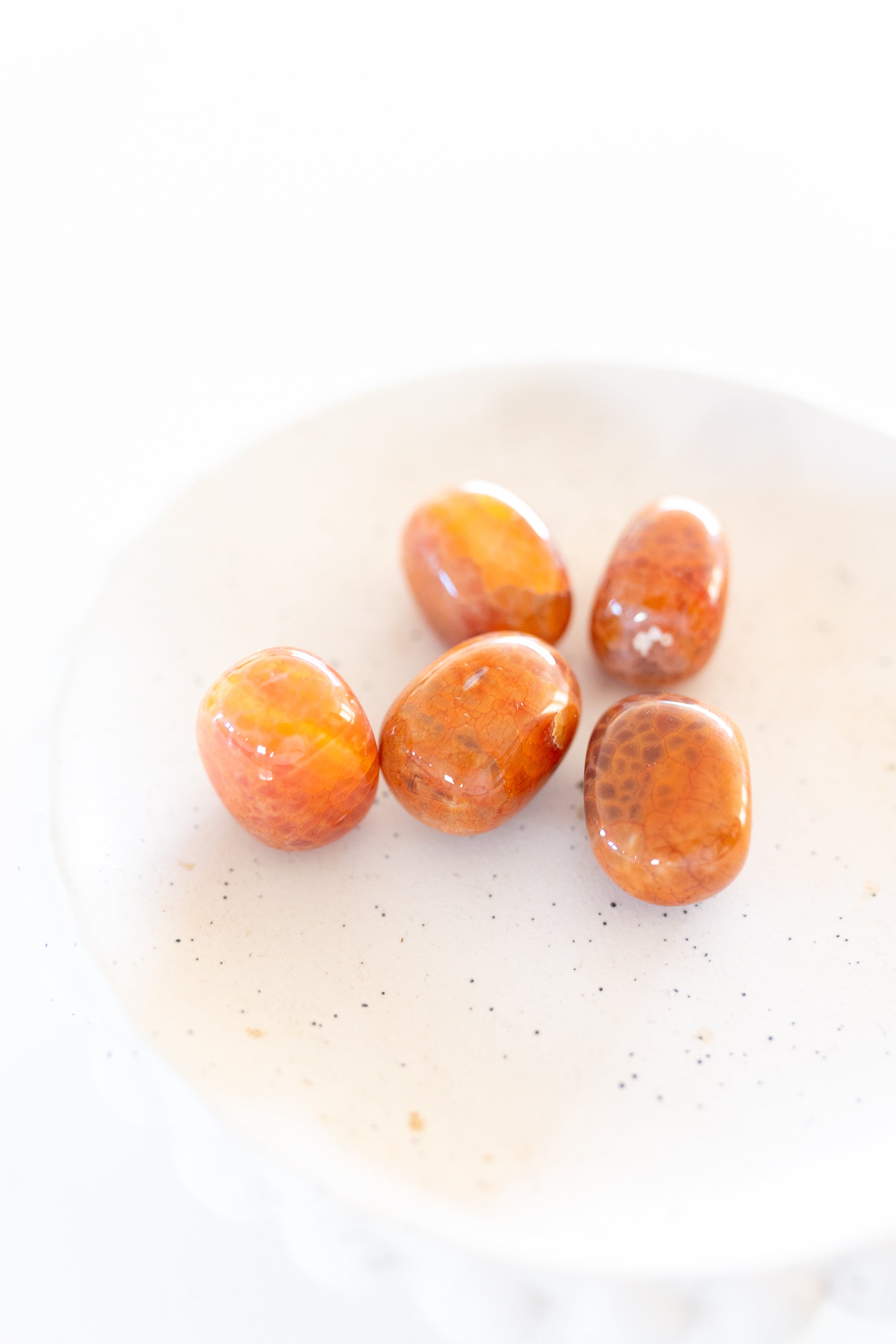 Fire Agate Crystal Tumble Stone | The Stone of Embodied Courage