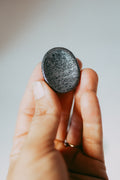 Hematite Crystal Worry Stone | Grounding • Protection • Strength