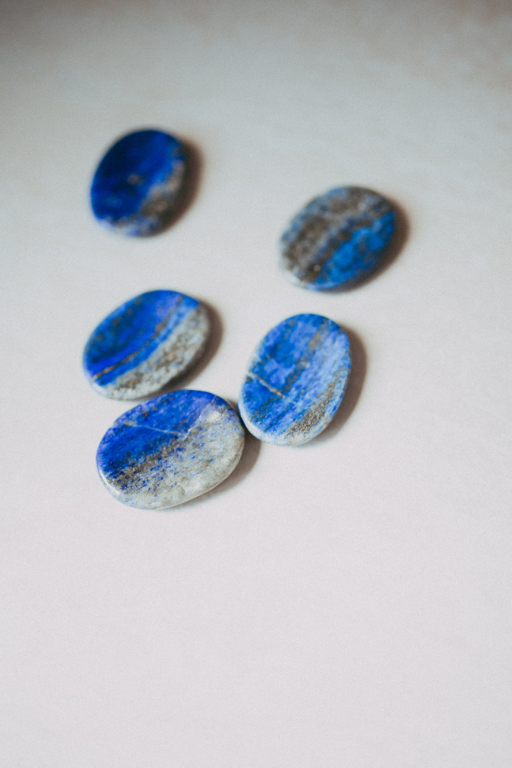 Lapis Lazuli Crystal Worry Stone | Truth • Wisdom • Intuition